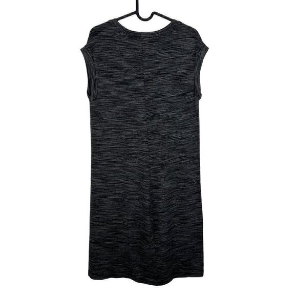 Cloth & Stone Anthropologie Melange Jersey Knit Grey Space Dye Dress Size Small - Picture 3 of 7